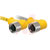TURCK - WKB 3T-1-WSB 3T - U2249-19 Yellow PVC 1m 3 Wire Female R/A to Male R/A 1/2-20UNF Cordset|70244808 | ChuangWei Electronics