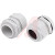 RS Pro - 8229754 - IP68 18 - 25mm Cable Dia Range M32 Grey Nylon Cable Gland With Locknut|70656192 | ChuangWei Electronics