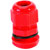 HellermannTyton - NGM63-RED - IP68 34 - 44mm Cable Dia Range M63 Red Nylon Cable Gland With Locknut|70617635 | ChuangWei Electronics