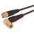 L-com Connectivity - CC174S-05HR - 0.5 ft SMA Male / 90o Male RG174 Coaxial Cable|70727955 | ChuangWei Electronics