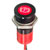APEM Components - Q14F1BXXHR02E - IP67 2VDC No Resistor Hyper Red Black Chrome Flush 14MM LED INDICATOR|70666085 | ChuangWei Electronics