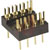 TE Connectivity - 1-1437515-2 - 125degC -65degC Gold Phosphor Bronze 0.3In. Slotted 8 IC Socket, Plug Adapter|70207034 | ChuangWei Electronics