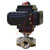 Dwyer Instruments - WE31-HMD03-T4-D - 3-Way NPT Stainless Steel Ball Valve 24 VDC Flow Path D 2