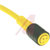 TURCK - PKW 3Z-2 - Yellow PVC 105 degC 4 A 125 VAC/VDC 3 Right Angle Female Cordset|70035984 | ChuangWei Electronics
