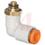 SMC Corporation - KQ2L03-U02A - Brass 1/4 UNI Connection Diameter 5/32-inTube Union Elbow One-Touch Fitting|70334782 | ChuangWei Electronics