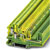 Phoenix Contact - 3060319 - Green-Yel 6.2 mm W 26-10 AWG Screw/Plug-in Ground DIN Rail Term Blk Conn|70169799 | ChuangWei Electronics