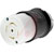 Hubbell Wiring Device-Kellems - HBL2823 - 5-Wire grounding 30A Black and White Nylon body Twist lock connector 4 Pole|70364507 | ChuangWei Electronics