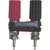 Abbatron / HH Smith - 1477RB - Red-Black Brass/Tin Molded Polycarbonate Dual Insulated Binding Post|70211112 | ChuangWei Electronics