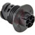 ITT Cannon - APD-1CP-K2 - APD Series Code 1 Keyed Black 4-Way Jam Nut Receptacle Circ Conn|70473235 | ChuangWei Electronics