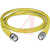 Aim Cambridge-Cinch Connectivity Solutions - 73-6314-6 - 6 feet length yellow boots yellow rg59 cable bnc plug to bnc plug cable assembly|70080937 | ChuangWei Electronics