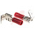 RS Pro - 534367 - Red 22 - 16 AWG 6.35x0.8mm Insulated Crimp Piggyback Terminal|70639604 | ChuangWei Electronics