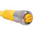 TURCK - RKM 36-4M - U5002 Yellow PVC Brass 4 Meter 3 Wire Female Straight 7/8-16UN Cordset|70232272 | ChuangWei Electronics