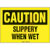 Panduit - PPS0710C90 - Slippery When Wet CAUTION Header Polyester Adhesive Sign|70386976 | ChuangWei Electronics
