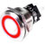 EAO - 82-5151.2114 - Sldr tabs 19mm Mnt SS Red 24V LED Ring,Flush 250VAC, 5A Mntd. Switch, Pushbtn|70372166 | ChuangWei Electronics