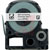 K-Sun - 224SL - SELF LAMINATION OVERWRAP LABEL TAPE: 1/4in BLACK on WHITE - 3/4in TAIL (26FT)|70012533 | ChuangWei Electronics