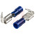 RS Pro - 6139895 - Blue 16 - 14 AWG 6.35x0.8mm Insulated Crimp Piggyback Terminal|70646280 | ChuangWei Electronics