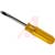 Apex Tool Group Mfr. - S5164 - Amber Handle 5/16 In. X 4 In. Regular Square Blade Screwdriver Xcelite|70223016 | ChuangWei Electronics
