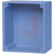 Pomona Electronics - 3601 - 3x2.63x1.65 In Blue Aluminum Desktop Die Cast Enclosure|70198035 | ChuangWei Electronics