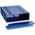 Box Enclosures - B4-220BL - 2.11 H X 6.68 W X 8.66 L BLUE ANODIZED 10 SCREWS 2 PLATES ALUM ENCLOSURE|70020292 | ChuangWei Electronics