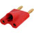 Neutrik - NYS508-R - 6-10.5mm, integrated strain relief, gold contact Red Rean Dual Banana Plug|70549486 | ChuangWei Electronics