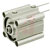 SMC Corporation - CDQ2KB20-20DZ - 20mm Stroke Double Action Pneumatic Compact Cylinder 20mm Bore|70282173 | ChuangWei Electronics