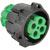 ITT Cannon - APD-3BS-K2 - APD Series Code 3 Keyed Green 4-Way Plug Circ Conn|70473229 | ChuangWei Electronics