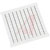 ABB - 023000012 - White AMS 500 Compatible 100 Blank Markers RC55 Markers for Terminal Blocks|70318011 | ChuangWei Electronics