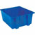 Akro-Mils - 35225 BLUE - 10 in. 19-1/2 in. 23-1/2 Blue High Density Polyethylene Tote|70145135 | ChuangWei Electronics