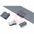 Panduit - FCC-A-C8 - 4.3mm Max. Cable Tie Width 25.4mm x 27.7 mm FCC Grey Self Adhesive Cable Clip|70044442 | ChuangWei Electronics