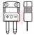 Red Lion Controls - TMPCNM07 - QUICK DISCON MIN TYPE J MALE TC CONN|70030961 | ChuangWei Electronics