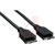 Qualtek Electronics Corp. - 3023019-02M - 2 meters 30/30/24 AWG Black USB 3.0 micro A male to micro B male|70407731 | ChuangWei Electronics