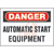 Panduit - PPS0710D24 - AUTOMATIC START EQUIPMENT DANGER Header Polyester Adhesive Sign|70386989 | ChuangWei Electronics