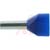 Allied Terminals - TE2510-BLUE - Insulated Blue 14 AWG Bootlace Ferrule|70053914 | ChuangWei Electronics