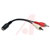Tripp Lite - P316-06N - 6IN 3.5mm Mini Stereo to Two RCA Audio Y Splitter Adapter Cable|70590991 | ChuangWei Electronics