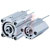 SMC Corporation - CDQ2B12-20DZ - 20mm Stroke Double Action Pneumatic Compact Cylinder 12mm Bore|70072641 | ChuangWei Electronics