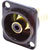 Neutrik - NF2D-B-0 - 26 mm L x 13 mm W x 31 mm H Black Brass Brass (Shell) Phono Socket|70088258 | ChuangWei Electronics