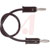 Pomona Electronics - 1440-48-0 - Black 48 Inch Banana Plug Patch Cord|70197640 | ChuangWei Electronics