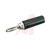 Mueller - BU-00244-0 - ABS Phosphor Bronze Black 15 A Banana Plug Connector|70188503 | ChuangWei Electronics