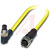 Phoenix Contact - 1406287 - 0.5 m to Socket straight M12 Plug angled M8 3-pos.105C PVC M12-M8|70276689 | ChuangWei Electronics