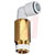 SMC Corporation - KQ2W03-32N - Brass/Elect. Ni 10-32UNF Conn. Dia. 5/32inTube Extended Elbow One-Touch Fitting|70335967 | ChuangWei Electronics