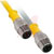 TURCK - WKB 3T-6 - 4 meters 3 cond. Right-Angle 1/2-20 Female to Cut-end; Yellow Cordset|70035803 | ChuangWei Electronics