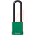 ABUS USA - 74HB/40-75 KD 1-1/2 GRN - Green KD Shackle 1/4in D 3in H 3/4in W 1-1/2in W Plastic Covered Padlock|70567009 | ChuangWei Electronics