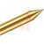 Smiths Interconnect Americas, Inc. - S-00-B-1.3-G - GOLD PLATED PLUNGER 1.3 SPRING FORCE SPEAR POINT SIZE 00 SERIES S|70009512 | ChuangWei Electronics