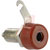 Abbatron / HH Smith - 205-102 - 59/64 in. Red Nickel-Plated Brass Jack, Banana|70209932 | ChuangWei Electronics