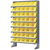 Akro-Mils - APRS170Y - Yellow 4 in. 11-1/8 11-5/8 in. 24 Bins Rack, Storage Bin|70145054 | ChuangWei Electronics