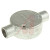 RS Pro - 228895 - SteelGalvanised 20mm nominal size Through Box Cable Conduit Fitting|70637402 | ChuangWei Electronics