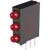 Kingbright - WP934SA/3ID - PCB Mount 3 LEDs 3mm (T-1) Red Right Angle PCB LED Indicator WP934SA/3ID|70063011 | ChuangWei Electronics