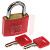 RS Pro - 7816013 - Red Plastic Coated Brass Padlock|70615069 | ChuangWei Electronics