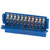Amphenol FCI - 65801-011LF - 0.33mmCblDia 1Row Blue Clincher 11Cnts CblRECP BrdtoCbl Rect Conn|70247676 | ChuangWei Electronics
