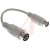 RS Pro - 7946994 - 5-Pin Female KVM Mixed Cable Assembly 150mm Female MD6 Mini-DIN to DIN|70653736 | ChuangWei Electronics